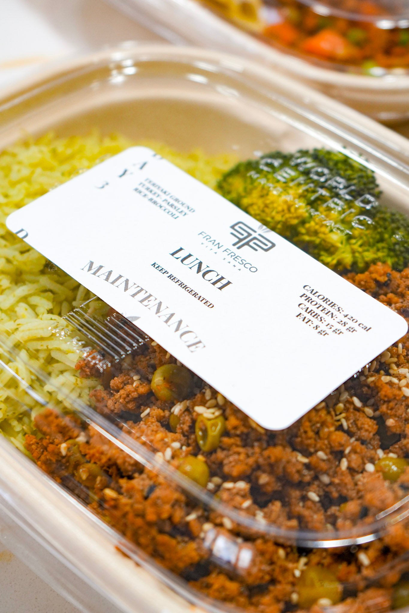 Maintenance: Lunch (5 Meals)